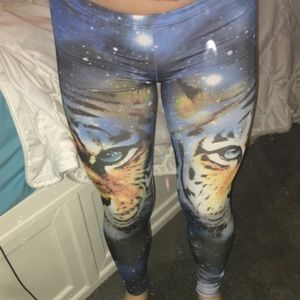 tiger/galaxy leggings